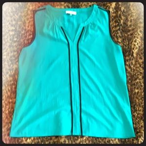 Calvin Klein blue & black tank top